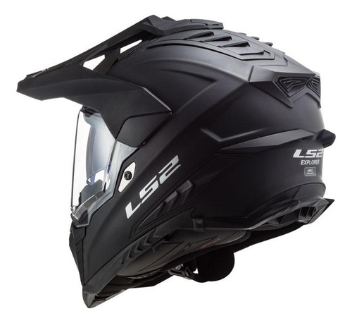 Casco Para Moto Ls2 Mx701 Explorer Negro 