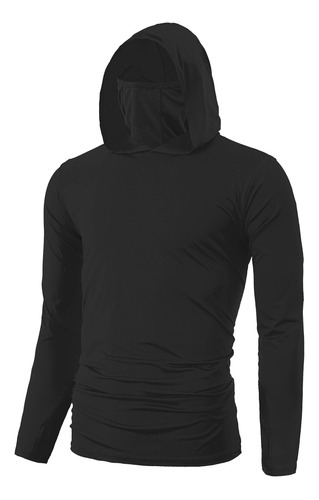 Ohoo Polera De Entrenamiento Para Hombre Con Capucha Y Masca