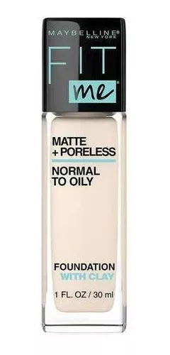 Fit Me Matte Poreless MAYBELLINE NEW YORK Base de maquillaje