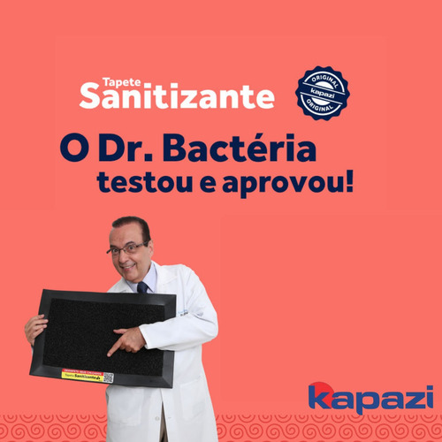 Tapete Sanitizante P/higienizar Pes 78x40cm Limpeza +secante
