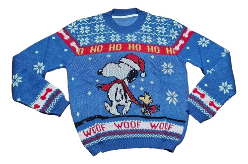 Sueter Navideño Tematico Snoopy Ugly Sweater