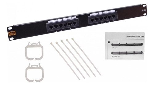 Patch Panel 12 Puertos 1u Clickbox