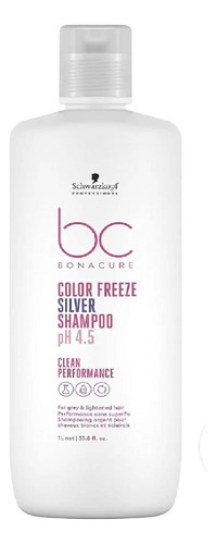 Bc Bonacure Color Freeze Silver Shampoo  1.000 Ml.