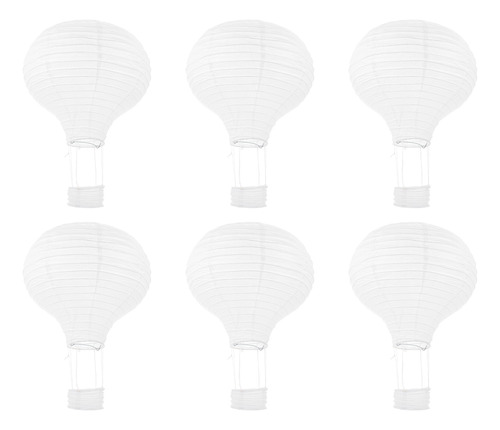 Farol Chino De Papel Con Forma De Globo Aerostático, Confeti