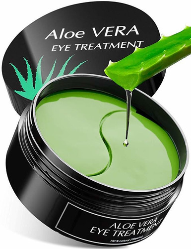 Máscara Tratamiento De Ojos Aloe Vera (30 Pares) Reduce La H