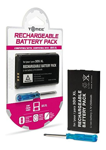 Paquete De Bateria Recargable Tomee Para 3ds Xl 3ds Xl Nuev