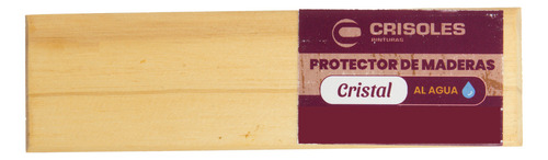 Protector De Madera Base Agua 0.900 Lt Acabado Satinado Color Cristal