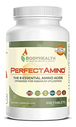 Suplemento - Bodyhealth Perfectamino (300 Tabletas) 8 Suplem