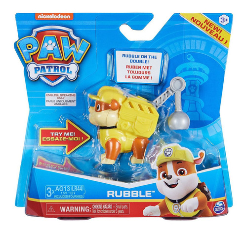 Paw Patrol Figura Articulada C/sonido Frases Patrulla Canina