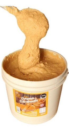 Crema De Cacahuate 4kg C/miel Abeja Y Aceite De Coco