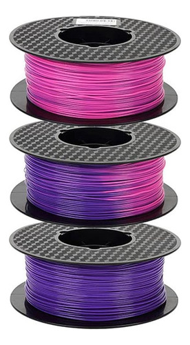 Impresora 3d Cambio De Color Pla Filamento Púrpura Azul A Ro