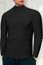 Comprar Poleras De Hombre Cuello Medio,elastizadas Súper Afelpadas 