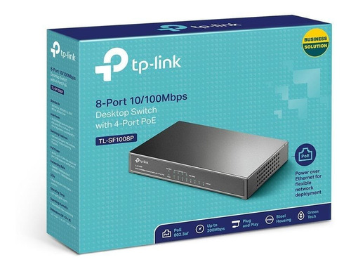 Imagen 5 de 5 de Switch TP-Link TL-SF1008P