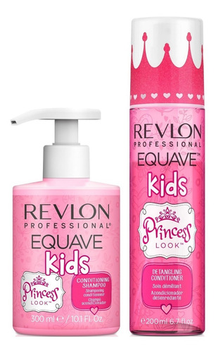Shampoo Princess Look + Acondicionador Revlon Equave Kids