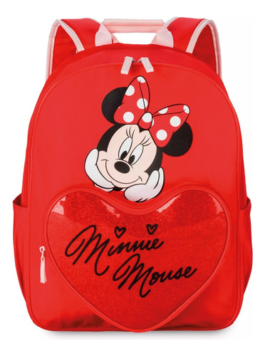 Mochila Corazón De Minnie Mouse
