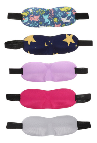 Máscara De Ojos Estéreo Para Niños Satin Eyeshade Elasticity