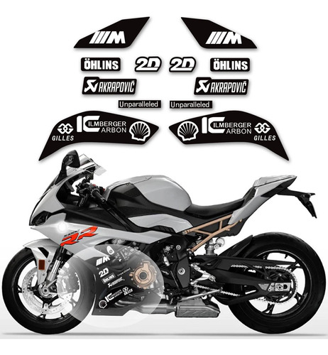 Calcomanías Adhesivas Para Motocicletas Para Bmw S1000rr