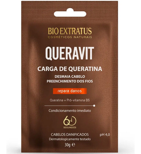 Carga De Queratina Bio Extratus Queravit 30g