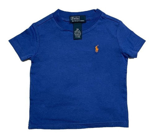 Playera Polo Ralph Lauren Original Niño Azul Rey