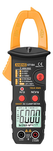 Probador Dc/ac Con Detector De Amperios Y Ohmios, Temperatur