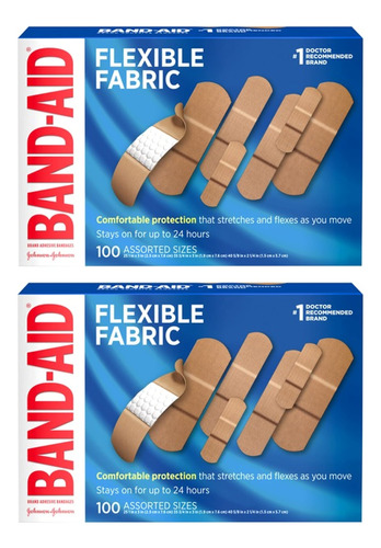 Vendas Adhesivas Band-aid De Tejido Flexible Para La Comoda 