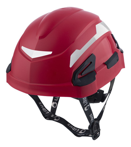 Casco De Seguridad Libus Andes Rojo Con Arnes Textil Ratchet