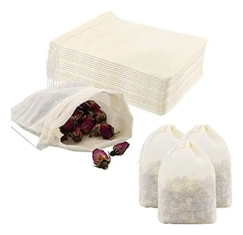 Bolsas De Empaque De Sachet Reutilizables Cordón De Te...
