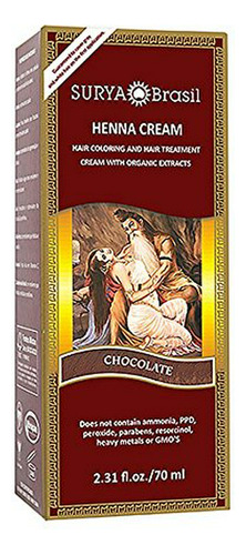 Hennas - Surya Henna Crema De Chocolate - 2.31 Oz -2 Paquete