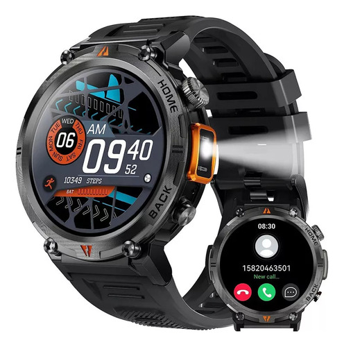 Reloj Inteligente Para Hombre Con Linterna Led.