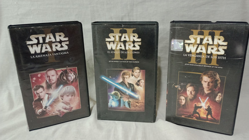 Tres Peliculas En Vhs De La Trilogía De Star Wars  