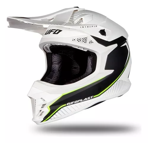 Casco de Motocross Blanco Mate FS-607 ECE-2205 - Tienda Moto Rider México