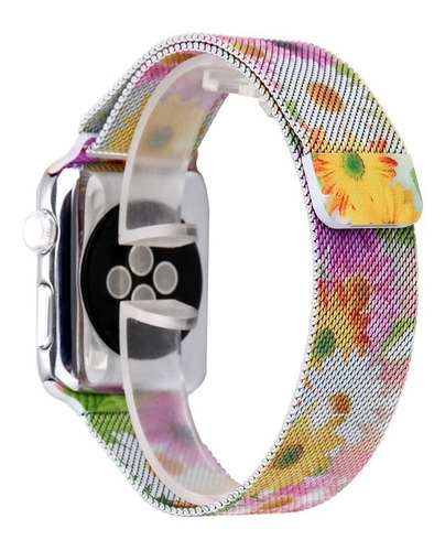 Imagen 1 de 5 de Malla Smart Watch Apple Milanese  Magnetica