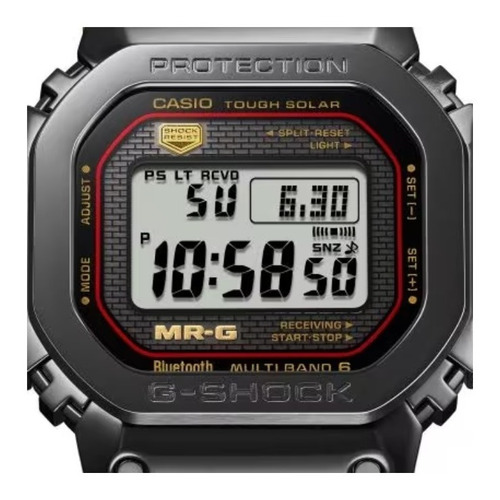 Imagen 4 de 10 de Reloj Casio G-shock Metal Cromo Cobalto Mrg-b5000b-1dr