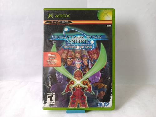 Phantasy Star Online Episode 1 & 2 Xbox Clasico Sin Manual (Usado)