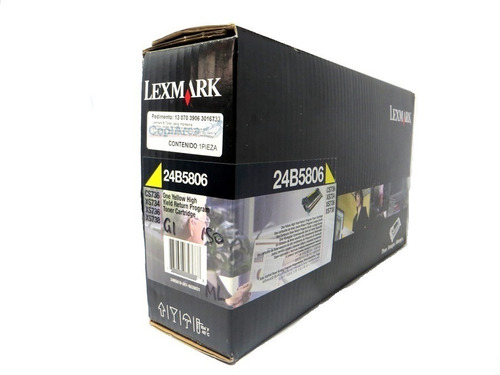 Lexmark Cs736 Xs734 Toner Amarillo Facturada 24b5806