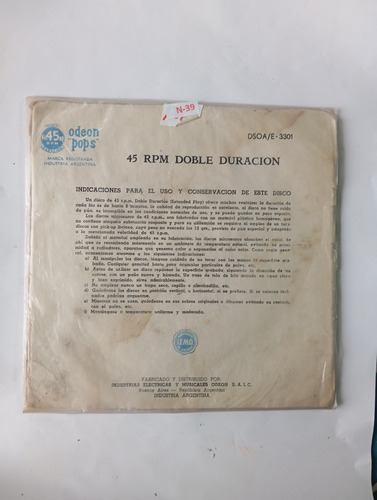 Vinilo Single - Los Fernandos --jurame ( N39 (Usado)