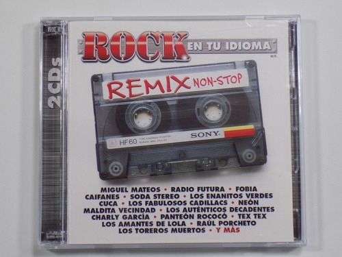 Varios Rock En Tu Idioma Remix Non Stop 2 Cds México 2013