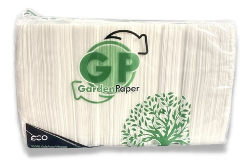 Impera Embalagens 2 dobras papel toalha interfolha cor branco com 1000 unidades