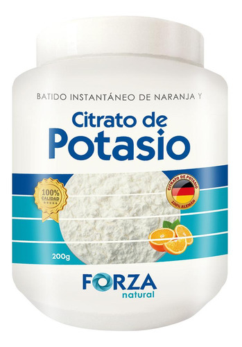 Citrato De Potasio Forza Natural Origen Aleman 200g