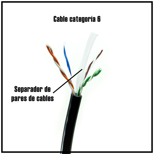 Cable De Red Cat 6 - 50 Metros Internet Ps4 Online Ethernet
