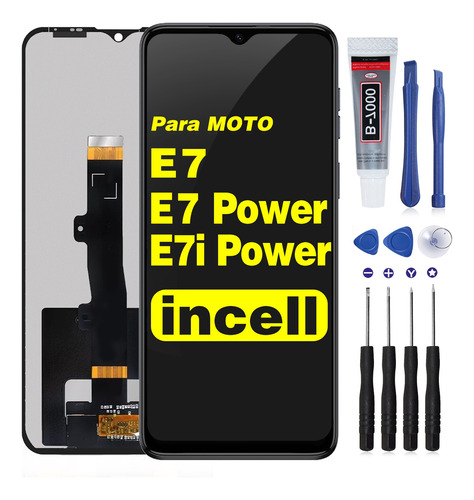 Pantalla Para Moto E7/ E7 Power / E7i Power Incell Display
