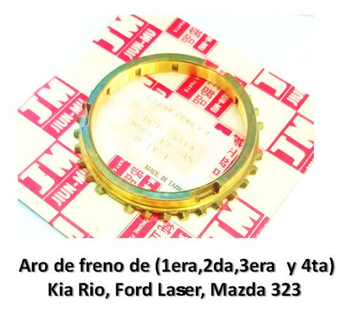Aros De Bronce De Mazda 323, Ford Laser, Kia Rio