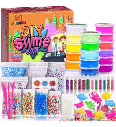 Mooham Diy Slime Kit Suministros - Kit De Fabricación ...