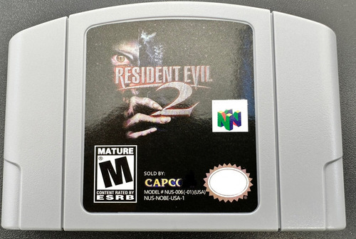 Resident Evil 2 N64 Nintendo 64 Cartucho R Pro 
