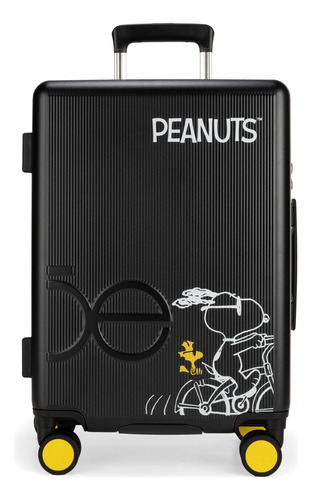 Maleta De Cabina 20 Plg Peanuts X Oe Negro Chico
