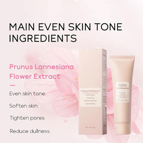 Gel Exfoliante 50 G Y Limpiador Facial De Queratina Para Pie