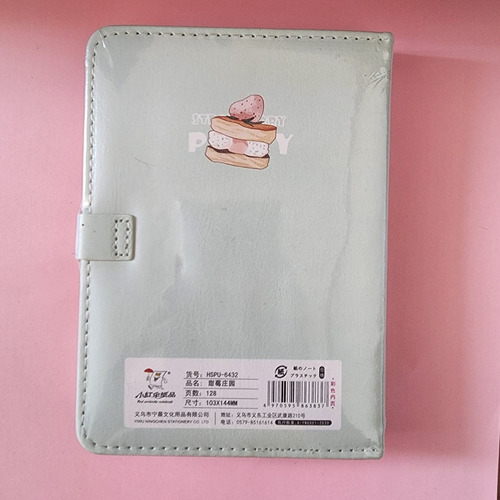 Diario Kawaii A6 Lolita Turquesa Regalo Niñas Cute Turquesa Lolita