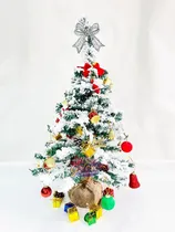 Comprar Arbol De Navidad Nevado 60cm Con Chirimbolos Adornos Santa