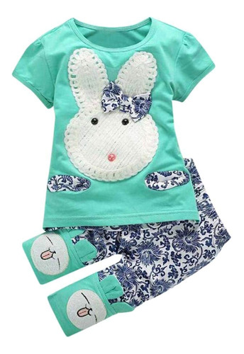 Adorable Conjunto De Ropa De Conejo Para Niñas Pequeñas, .