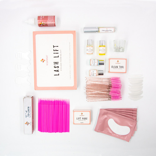 Kit Completo Lash Lifting Permanente Cílios Tintura Ox Pads